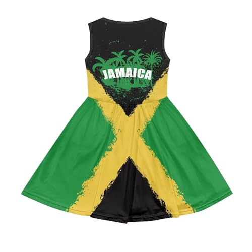 Dress for Toddle Girls 2-14T Sleeveless Midi Sun Dresses with Pockets Holiday Party Playwear One Piece Sundresses3