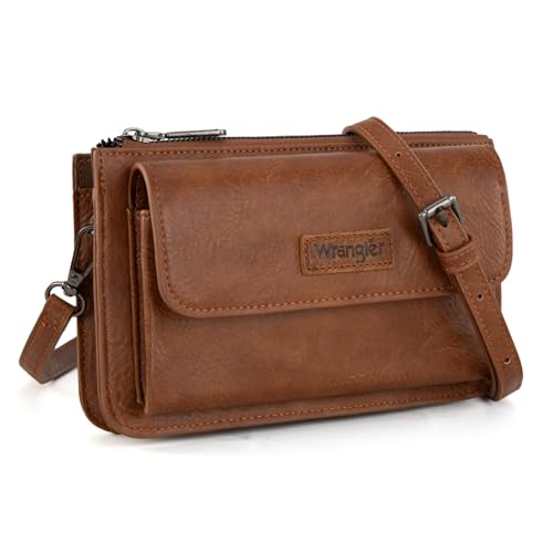 Wrangler Crossbody Wallet for Women RFID Clutch Phone Purse with Credit Card Slots