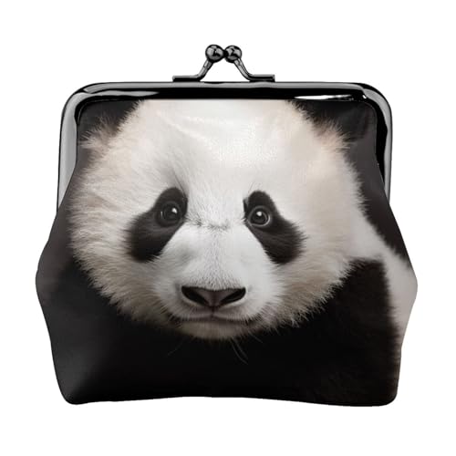 Porte-monnaie panda vintage avec serrure à baiser idéal pour la vie quotidienne et la voiture