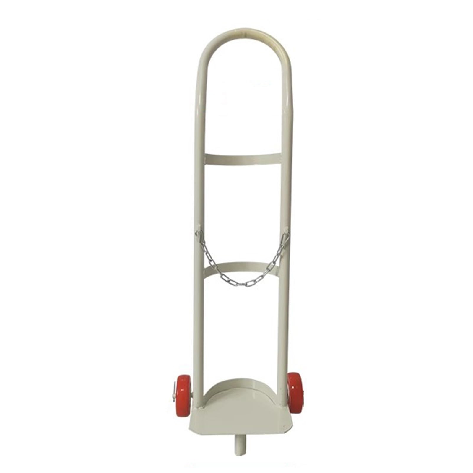 WQPMNYG Portable Oxygen Cylinder Cart - Lightweight Steel Dolly with Smooth Rubber Wheels for Easy Transport in Medical Clinics