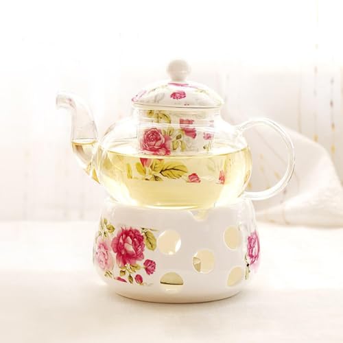 Koehler Home Decor Teapot Oil Warmer - 5.375 Inch Blue Ceramic Stove For Fragrance Oils - View #6