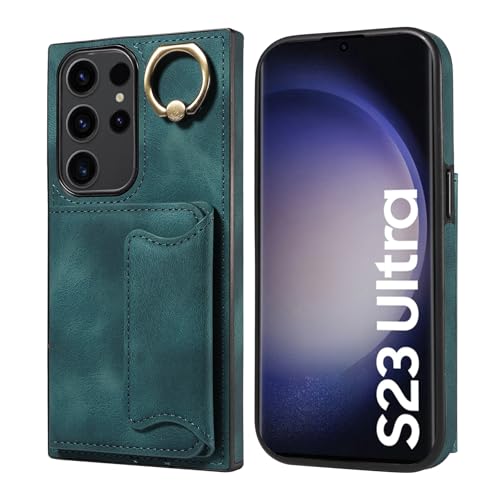 Housse Samsung S23 Ultra pour visionnage mains libres avec béquille et porte-cartes