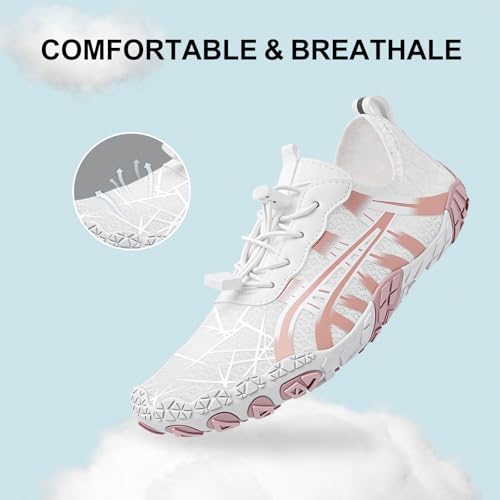 Image of ELETON Barefoot Shoes Women Men Footwear, Wide Toe Box Hiking Zero Drop Non-Slip Quick-Dry River Boat Pool Beach Water Shoes, Lightweight Swimming Running Walking Sneakers Unisex