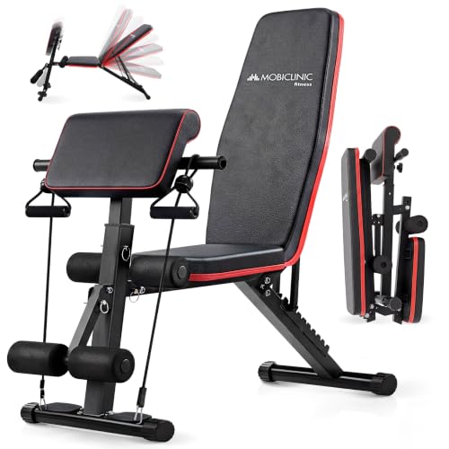 Mobiclinic®, Panca Palestra, Nastro di Resistenza, Pieghevole
