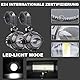 bamotoop zusatzscheinwerfer motorrad LED Scheinwerfer 6000LM 6000K Nebelscheinwerfer LED Scheinwerfer with E-Prüfzeichen für BMW F800,Universal-Hilfslampe für Motorrad