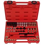 maXpeedingrods 48Pcs Thread Restorer Kit, Rethread Repair Tool, UNC UNF & Metric Thread Chaser Set with Thread Pitch Gauge