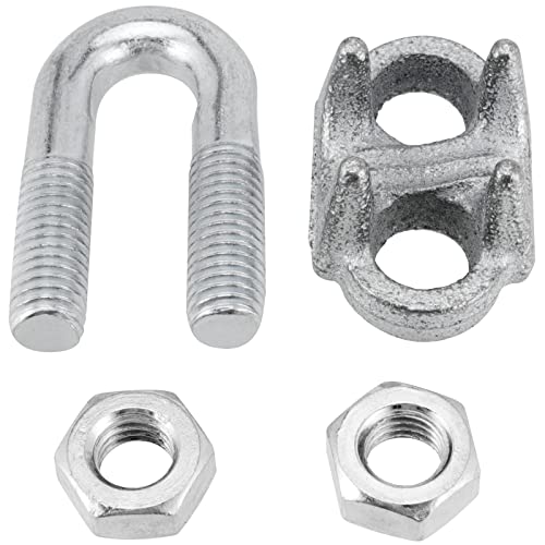 Kohand 10 Pack 1/2 Inch Wire Rope Clamp thumb #2