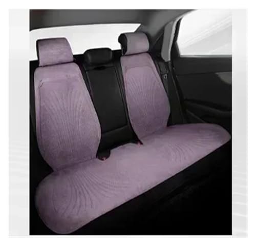 Housse de siège de voiture universelle violette avec coussin en nid d'abeille frais