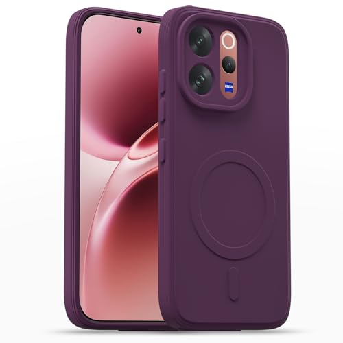 Image of Pikkme Back Cover for Vivo V70 5G Soft Matte Silicone | Slim Fit | Mag-Safe Design (Mag-Safe Not Support) Camera Protection Bumper Case (Purple)
