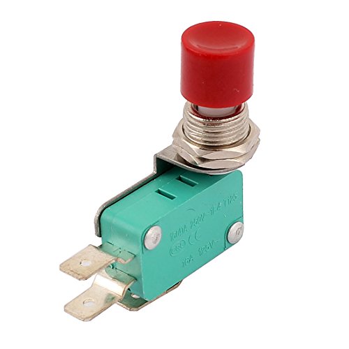 Micro interrupteur momentané SPDT 250V 16A avec levier rouge