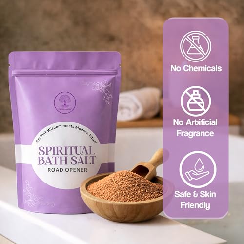 Image of Pure & Natural Road Opener Spiritual Bath Salt 200g | Spiritual Bath for Clearing Obstacles & Attracting Opportunities Aura Cleansing, Positive Energy & Manifestation Ritual Bath