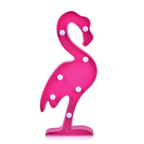 Lámpara de Mesa de Noche LED Decorativa Flamenco