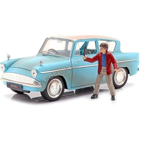 Jada JA31127 1:24 1959 Ford Anglia with Harry Potter Figure Cover