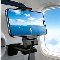 Airplane Phone Holder Adjustable 360 Degree Rotation Phone Stand for Plane