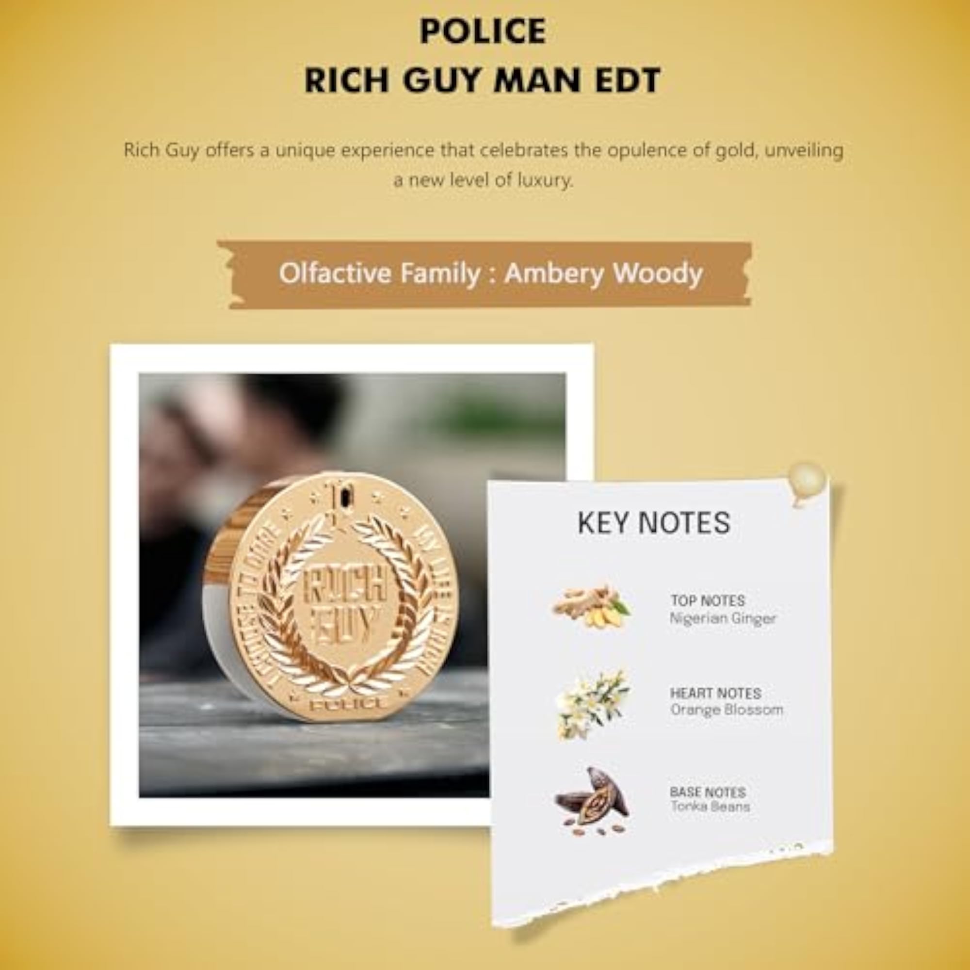 Men's Police Rich Guy Eau de Toilette, 100ml