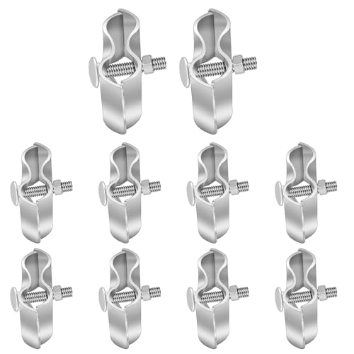 10 Set Chain Link Fence Panel Clamps - Dog Kennel Clamps: for 1-3/8