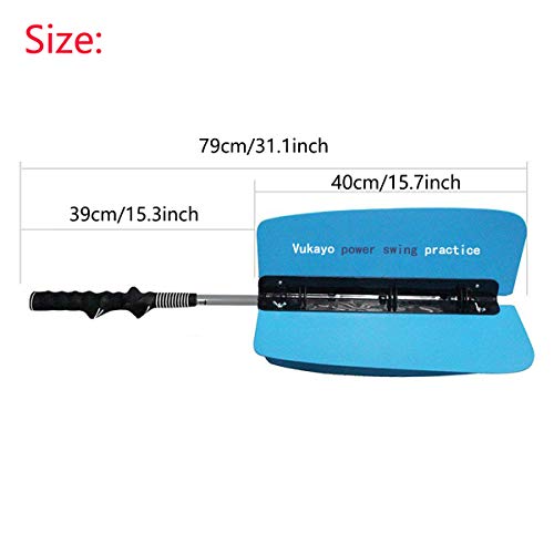Vukayo Golf Power Resistance Trainer,Golf Swing Training Aid Fan For Golf Power Swing (Blue) #TOP1