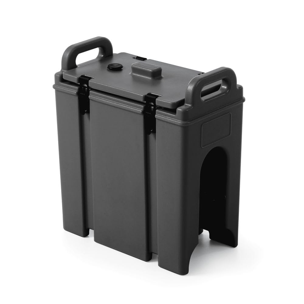 HENDI Dispensador isotérmico de bebidas con grifo, AmerBox, 9,4L, 230x420x(H)470mm, LDPE, negro