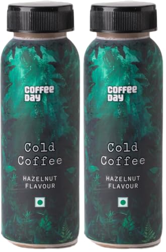 Image of Cafe Coffee Day Cold Coffee (Pack of 8, Hazelnut Flavour)