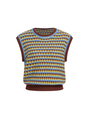 Image of CIDER Sweater Vest Women Sleeveless Cropped Sweaters Trendy Fall Outfits