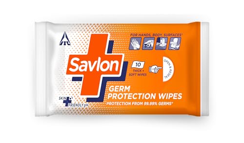 Savlon Germ Protection Wipes 10 nos Pack