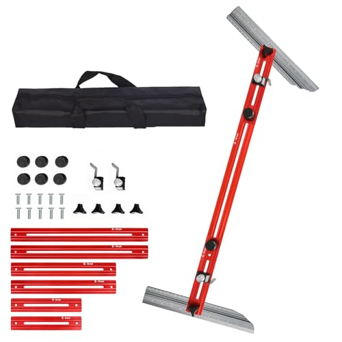 Stair Tread Template Tool,Aluminum Alloy Stair Measuring Tool,Adjusts 11.5