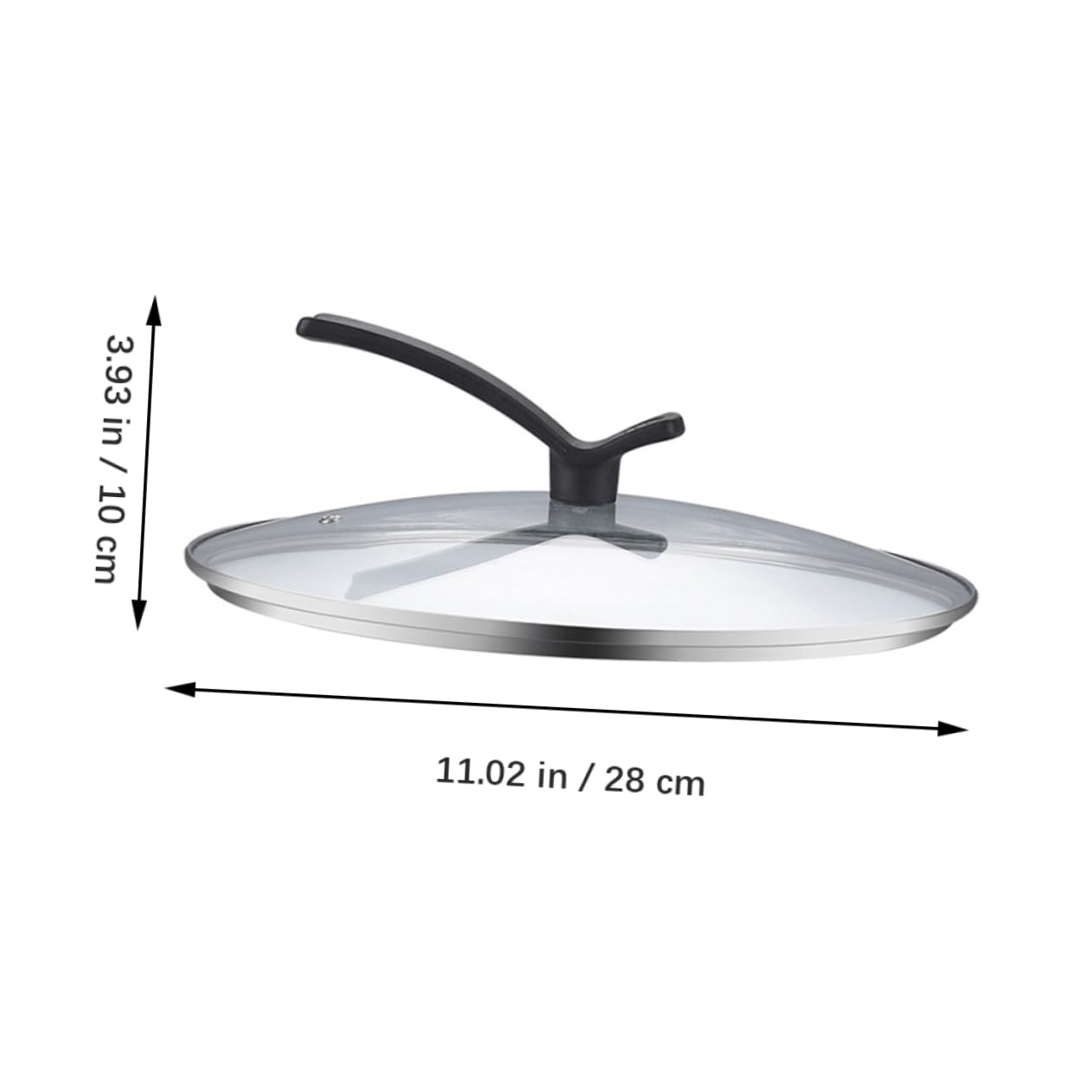 IMIKEYA Pentola In Vetro Temperato Coperchio Della Pentola Visibile Pratico Coperchio Della Pentola Vassoio Per Arrosto Con Coperchio Vassoio Per Arrosto Per Forno Wok Copertura Per Cucinare Coperchi