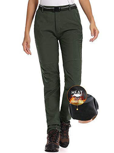 Jessie Kidden Pantalon Trekking Mujer Impermeable Pantalones de Montaña Invierno Pantalón Softshell de Senderismo #801
