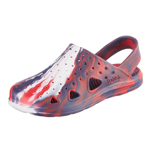 Image of Totes Kids' Everywear Lightweight Waterproof Contoured Splash and Play Clog Sandals with Strap