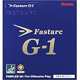 ニッタク(Nittaku) 卓球 ラバー ファスタークG-1 裏ソフト テンション ブラック 中 NR-8702(スピン)