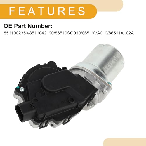 Image of Windshield Wiper Motor No.8511002350 /8511042190 /86510SG010 Car Front Windscreen Wiper Motor Replacement for Lexus NX for Toyota Corolla RAV4 for Subaru Crosstrek Forester 5 Pin