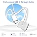 96W Charger for Mac Pro16 14 Inch Mac Book Air 15/13 Inch M4 M3 M2 M1 from 2024 2023 2022 2021 USB-C to Mag 3 Power Adapter Include 6.6ft 5A USB-C to Magnetic 3 Cable&USB-C to C Cable