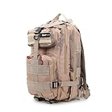 🔧 Sistema MOLLE y velcro personalizable: Expande la funcionalidad de tu mochila añadiendo pouches, botellas o accesorios tácticos mediante su sistema MOLLE modular. Personalízala con parches en su zona frontal de velcro para adaptarla a tu estilo, misión o actividad.