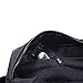 MARLOWE. Toiletry Bag for Men, Lightweight Black Canvas Dopp Kit Travel Toiletry Bag, Water-Resistant Organizer with Interior Zip Pocket for Gym, Shave Kit or Bathroom