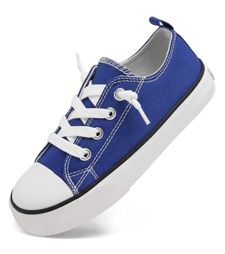 Image of Toddler Little Kid Cushioned Canvas Shoes Slip On Sneakers Soft and Durable