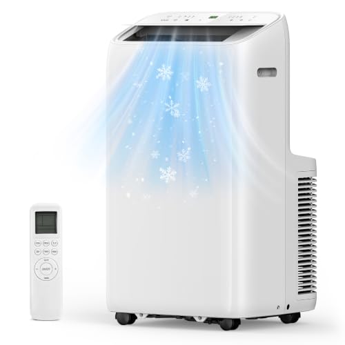 Image of Electactic Inverter Portable Air Conditioners with Dual Motor, 14000BTU ASHRAE Portable AC with Drainage-free Cooling, 6-In-1 Portable AC Unit for Rooms Indoor