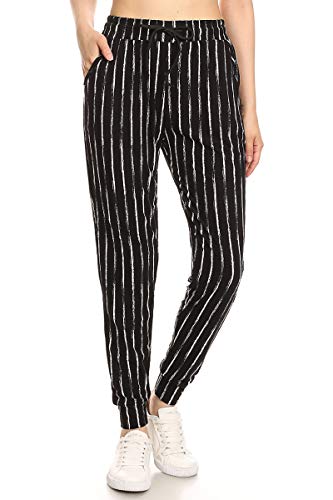 Image of Leggings Depot Premium Jogger Women's Popular Print High Waist Track Pants(S-XL)