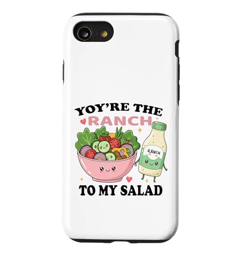 You're The Ranch To My Salad ���킢���H�ו� �J�b�v�� �X�}�z�P�[�X iPhone SE (2020) / 7 / 8 �p