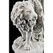 Top Collection Durga Female Hindu Statue with Lion- Divine Mother of The Universe Goddess Sculpture - Collectible East Asian New Age Figurine (White Marble)
