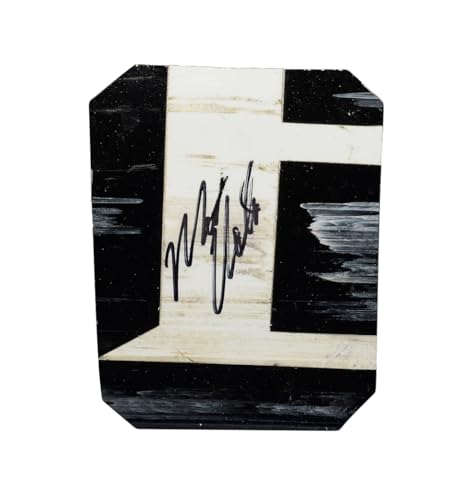 AUTOGRAPHED 2010 Matt Kenseth #17 Crown Royal Black Racing RACE USED SHEETMETAL (Darlington Southern 500) Rare 2-Color Piece Signed NASCAR Collectible with COA