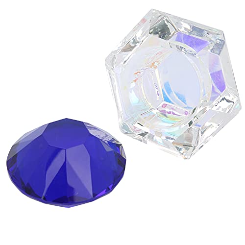 Vaso cristal para mezcla de líquido acrílico en manicura miniatura 5
