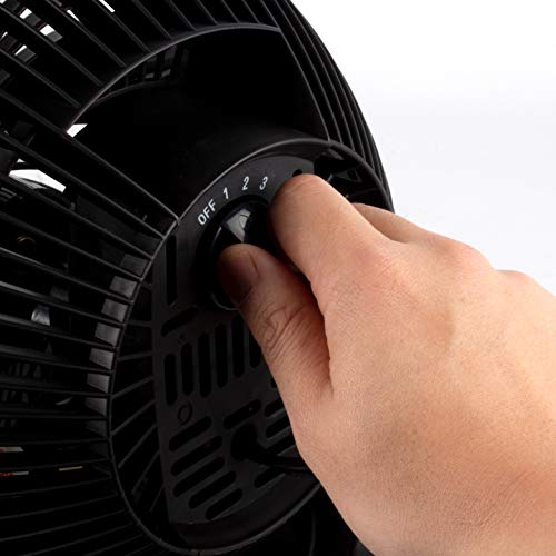 Black+Decker BFTU107 Turbo Desk Fan – Electric Portable 7 Inch Table Fan With Adjustable Tilt For Quiet Cooling thumb #5