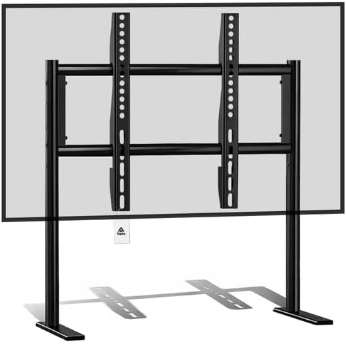 Adjustable Table Top TV Stand with Heavy-Duty double tube Steel Base