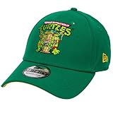 Teenage Mutant Ninja Turtles 90's Logo 39Thirty Gorra ajustada, verde, M-L