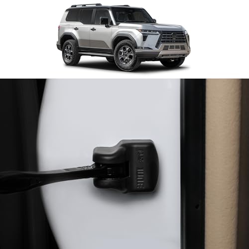 VLSDJ 4Pcs Car Door Switch Protector Suitable for 2024 2025 2026 Lexus Gx550 & Gx550h ABS Stopper Modification Lexus gx 550 Accessories