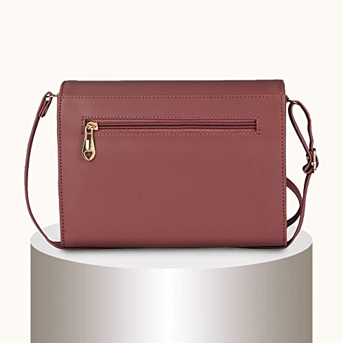 Image of ALSU Women's trendy Sling Bag | handbag | purse | crossbody bag| deattachable straps | adjustable straps |card slots 4| side bag| phone pocket