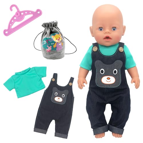 Dolls Clothes for 14-18 Inches Baby Doll, Puppen Kleidung für 30-45cm...