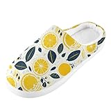 PAQGSREM Pantuflas de espuma viscoelástica para hombre y mujer, de espuma viscoelástica, para dormitorio, esponjosas, mullidas, para casa, 21343677, 12 UK Men/ 14 UK Women Wide