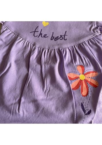 Image of Baby Girls Frock Dress with Bloomer Set | Short Sleeve Polka Dot Inner Layer & Bow Detail Special for 0-6 Months