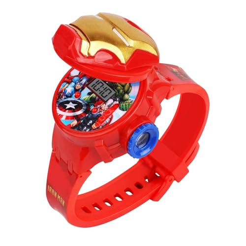 Image of Matrix Kids Edition Super Hero 3D Heads Up with 6 Image Projection Digital Watch for Kids